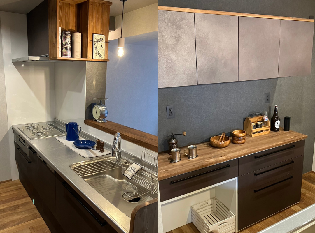 ヴィンテージスタイルに
リノベーションした家